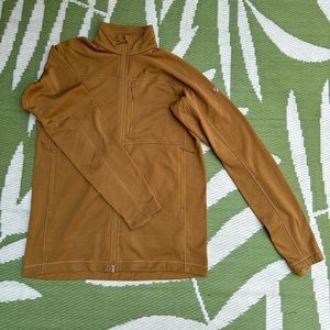 Mustard Fjällräven micro fleece sip-up, Medium Men’s